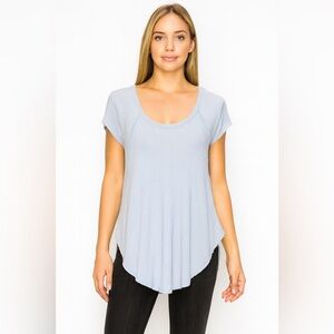 Free People Pale Lavender Sleeveless Shirt size Small